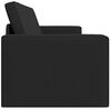 vidaXL Canap&eacute;-Lit 200cm Noir tissu