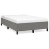 vidaXL Cadre de lit sans matelas gris fonc&eacute; 120x190 cm tissu