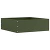 vidaXL Bordure de Pelouse 6 pcs Vert olive 40 x 40 x 13 cm Acier
