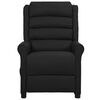 vidaXL Fauteuil électrique de massage Noir Similicuir