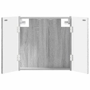 vidaXL Cabinet pour cible ARNHEM Sonoma gris 52,5 x 10,5 x 53,5 cm