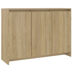 vidaXL Buffet Ch&ecirc;ne sonoma 102x33x75 cm Bois d'ing&eacute;nierie