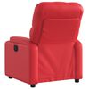 vidaXL Fauteuil inclinable &eacute;lectrique Rouge Similicuir