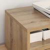 vidaXL Support d'imprimante Chêne artisanal 40 x 32 x 24 cm