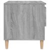vidaXL Table de chevet Sonoma gris 50x46x50 cm Bois d'ingénierie