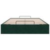 vidaXL Cadre de lit ottoman sans matelas vert fonc&eacute; 120x200 cm velours