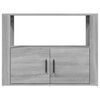 vidaXL Buffet Sonoma gris 80x30x60 cm Bois d'ingénierie