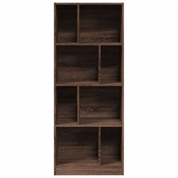 vidaXL Bibliothèque chêne marron 57x28,5x141 cm bois d'ingénierie