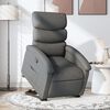 vidaXL Fauteuil inclinable Gris fonc&eacute; Tissu