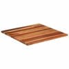 vidaXL Dessus de table bois massif d'acacia 25-27 mm 80x80 cm