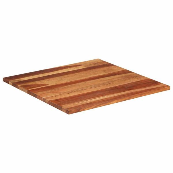 vidaXL Dessus de table bois massif d'acacia 25-27 mm 80x80 cm