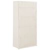 vidaXL Garde-robe Blanc 79 x 40 x 170 cm Tissu