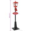 vidaXL Lampadaire de No&euml;l avec P&egrave;re No&euml;l 180 cm LED