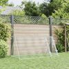 vidaXL Cage pour poules argent&eacute; 200x105x91 cm acier galvanis&eacute;
