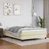 vidaXL Matelas de lit &agrave; ressorts ensach&eacute;s fermet&eacute; moyenne Cr&egrave;me 140x190x20 cm