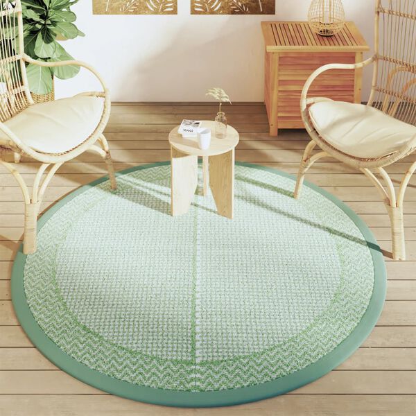 vidaXL Tapis d'ext&eacute;rieur ARAKIL vert &Oslash;160 cm PP