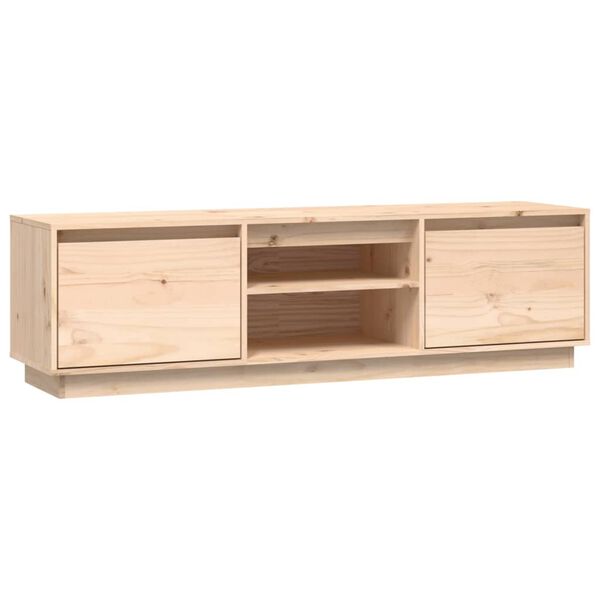 vidaXL Meuble TV 140x35x40 cm Bois de pin massif