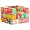 vidaXL Pouf modulaire Patchwork Tissu