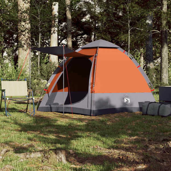 vidaXL Tente de camping cabine 4 personnes lib&eacute;ration rapide