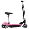 vidaXL Trottinette &eacute;lectrique avec si&egrave;ge 120 W Rose
