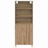 vidaXL Haut Armoire Ch&ecirc;ne artisanal 69,5 x 32,5 x 180 cm