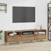 vidaXL Meuble TV Ch&ecirc;ne artisanal 150 x 30 x 45 cm Bois d'ing&eacute;nierie