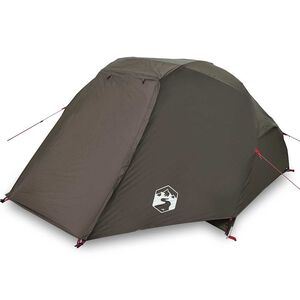 vidaXL Tente de p&ecirc;che 3 personnes marron imperm&eacute;able