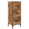 vidaXL Buffet Bois ancien 34,5 x 34 x 90 cm Bois d'ing&eacute;nierie