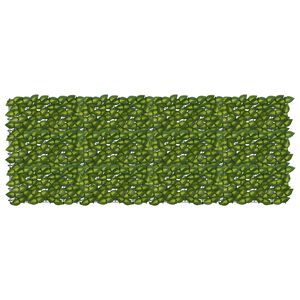 vidaXL &Eacute;cran de balcon avec feuilles Vert et jaune 200 x 75 cm