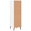 vidaXL Armoire &agrave; chaussures blanc 30x35x105 cm bois d'ing&eacute;nierie
