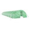 vidaXL Serre avec cadre en acier vert 100 m&sup2; 20x5x2,3 m