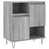 vidaXL Buffets 3 pcs Sonoma gris Bois d'ing&eacute;nierie