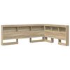 vidaXL T&ecirc;te de lit de rangement Ch&ecirc;ne Sonoma 160 cm Bois d'ing&eacute;nierie
