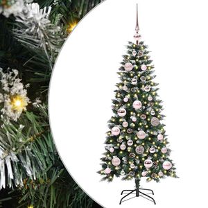 vidaXL Sapin de No&euml;l artificiel Vert 120 cm PVC, plastique et acier