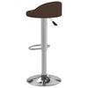 vidaXL Tabouret de bar Marron Similicuir