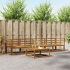 vidaXL Ensemble de canap&eacute;s d'ext&eacute;rieur 5 pcs Naturel
