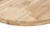 vidaXL Dessus de table rond &Oslash;80x4 cm bois massif d'acacia
