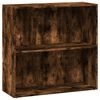 vidaXL Biblioth&egrave;que ch&ecirc;ne fum&eacute; 80x30x77 cm bois d'ing&eacute;nierie
