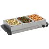 vidaXL Serveur buffet Acier inoxydable 200 W 3x1,5 L