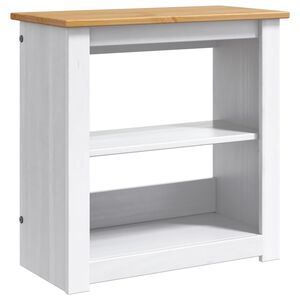 vidaXL Support d'aquarium PANAMA Blanc et marron 60 x 30 x 60 cm