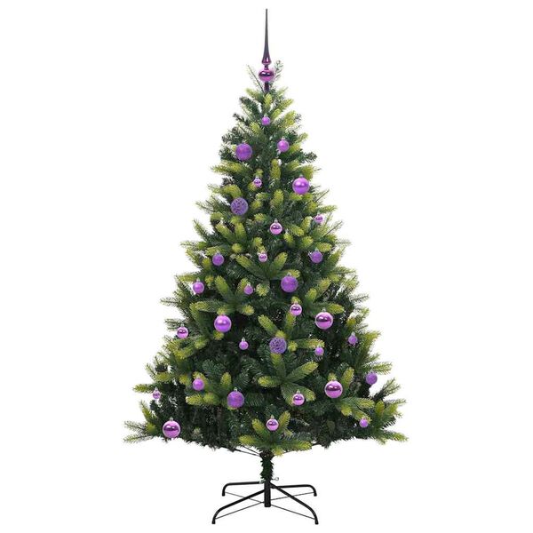 vidaXL Arbre de No&euml;l artificiel &agrave; charni&egrave;res 150 LED Vert 150 cm