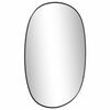 vidaXL Miroir mural Noir 50x35 cm