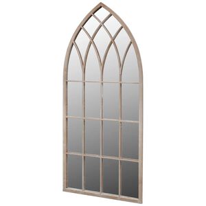 vidaXL Miroir de jardin d'arche gotique 50x115 cm Int&eacute;rieur/ext&eacute;rieur