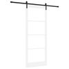 vidaXL Porte coulissante ORKDAL Blanc 93 x 232 cm