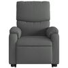 vidaXL Fauteuil de massage inclinable Gris fonc&eacute; Tissu