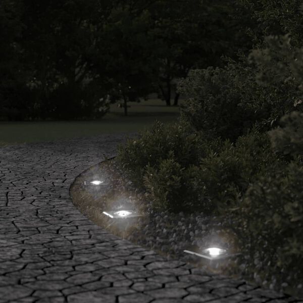 vidaXL Lampes au sol d'ext&eacute;rieur carr&eacute;e aluminium moul&eacute; sous pression