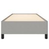 vidaXL Cadre de lit sans matelas gris clair 80x200 cm tissu