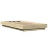 vidaXL Cadre de lit sans matelas chêne sonoma 100x200 cm