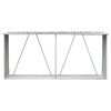 vidaXL Abri de stockage de bois Acier galvanis&eacute; 330x84x152 cm Vert