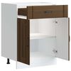 vidaXL Armoire de cuisine Lucca chêne marron bois ingénierie